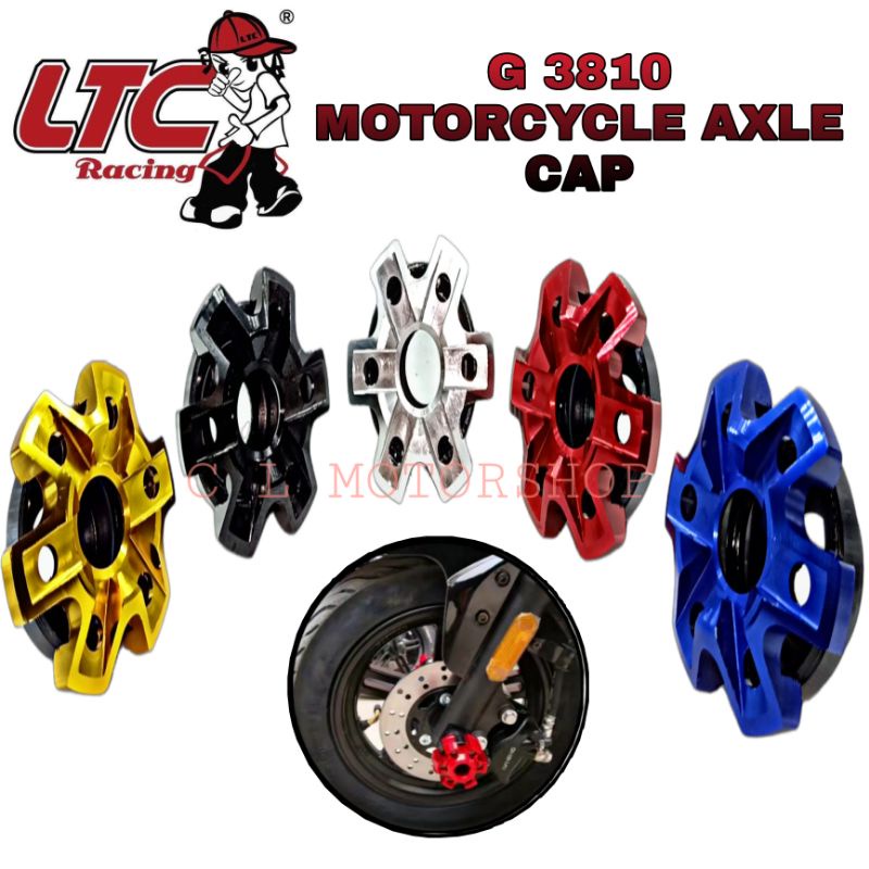 LTC G 3810 UNIVERSAL MOTORCYCLE AXLE CAP | Shopee Philippines