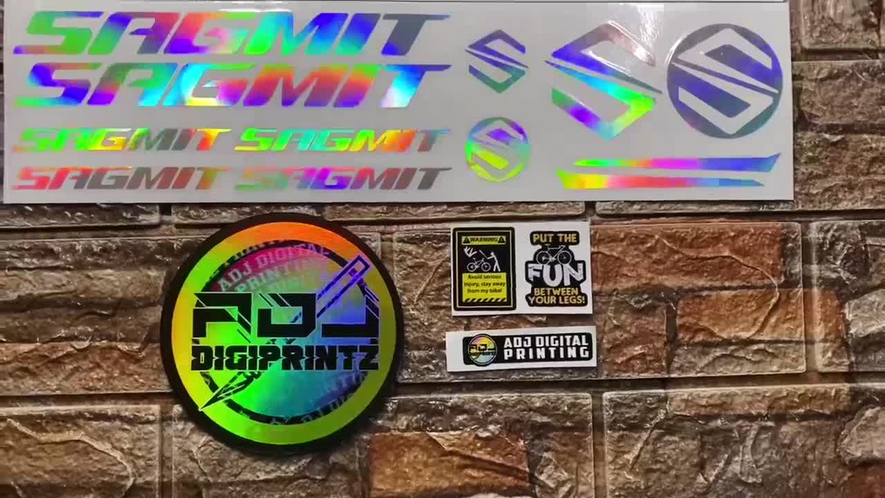 SAGMIT Bike Frame Set Decals Stickers MTB SPECIAL COLOR VINYL | Shopee ...