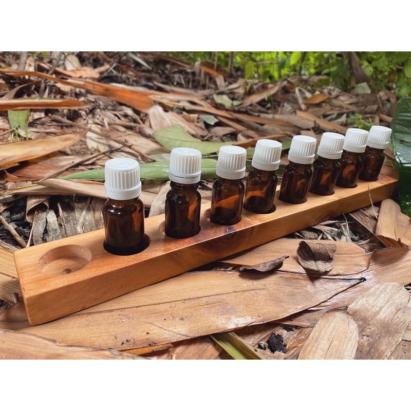oil rack oil essentials wooden tray - rack - stand - display | Shopee ...
