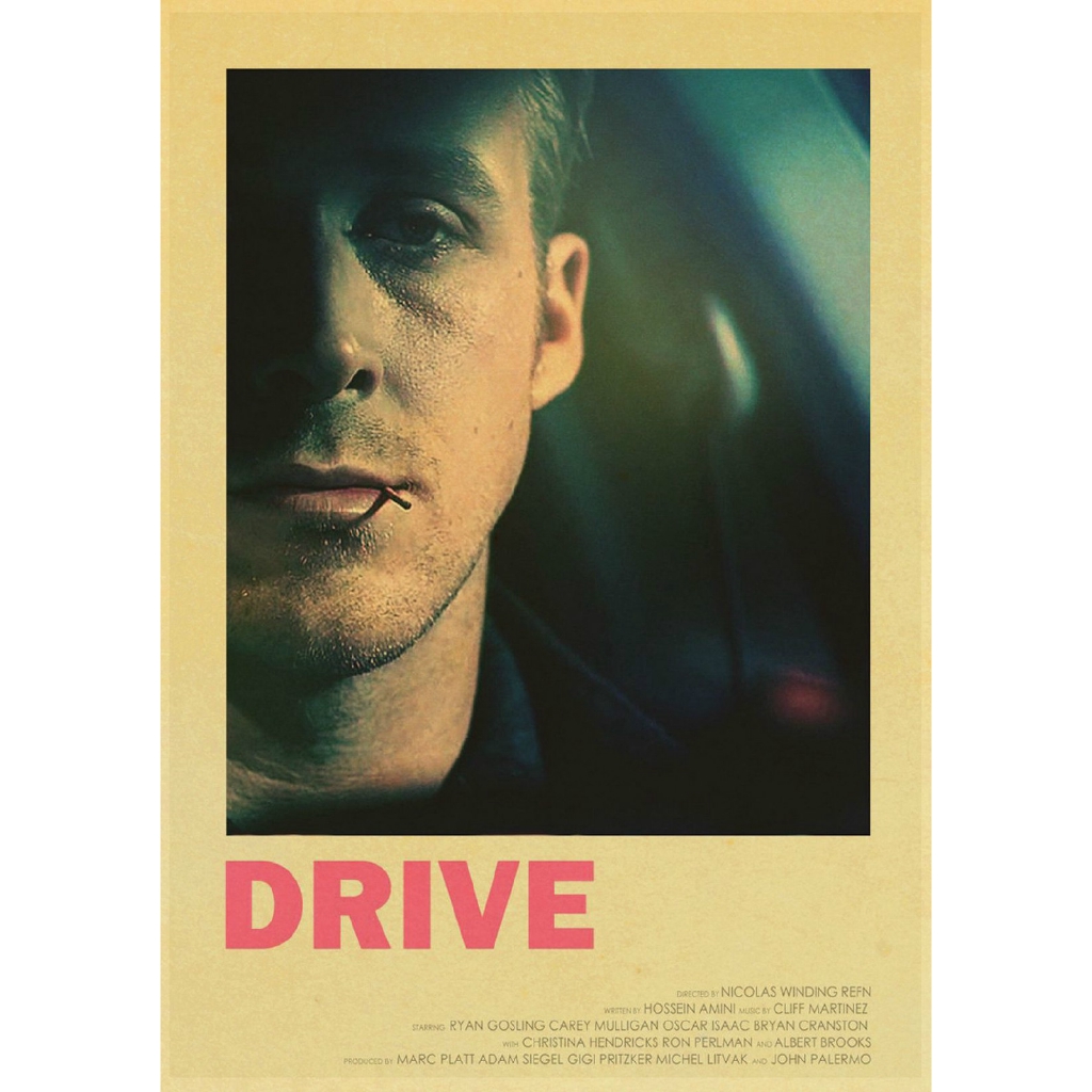 Drive ryan gosling Movie Poster Kraft Paper Printed Wall Posters Art ...
