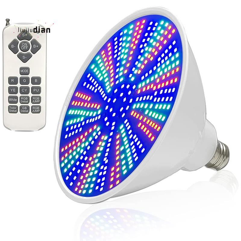 Pool Light Bulb 120V 40W RGB Color Changing LED Pool Light for