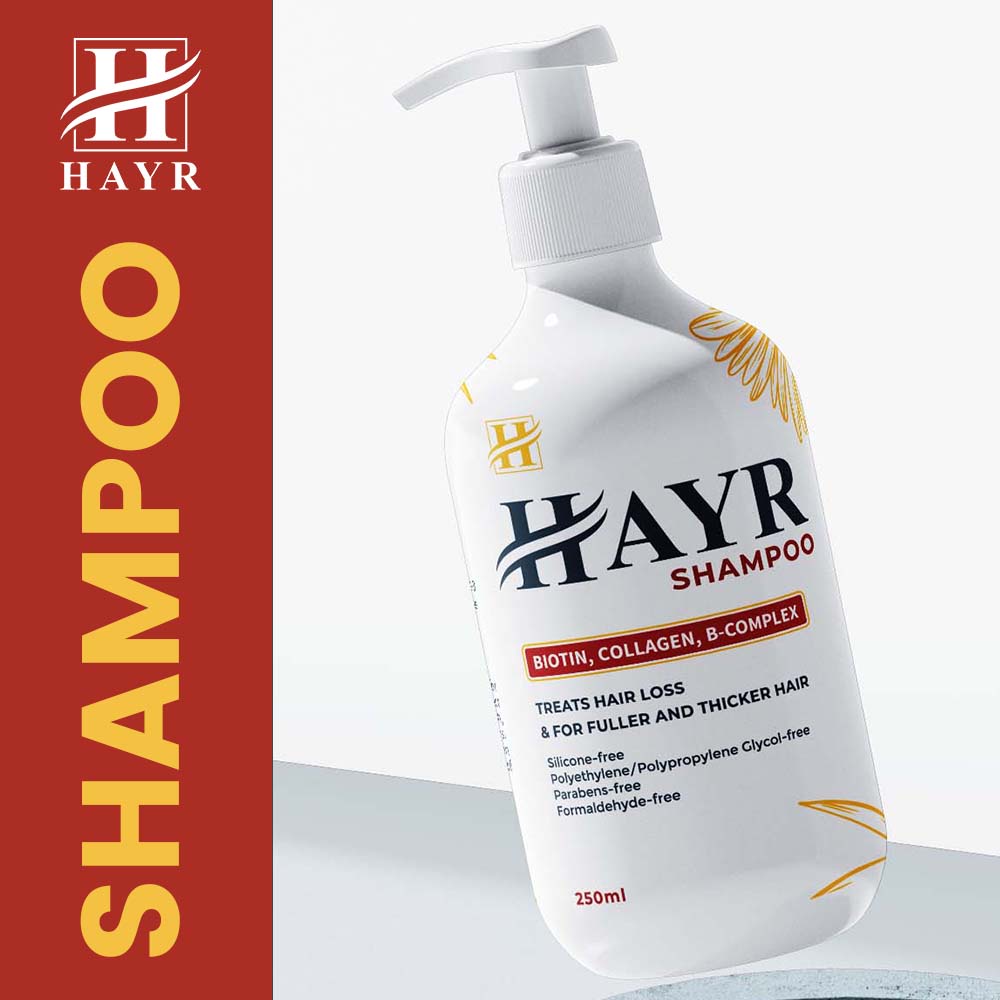Hayr Hair Shampoo Dry Hair Thickening Shampoo for Hair Loss Collagen B ...
