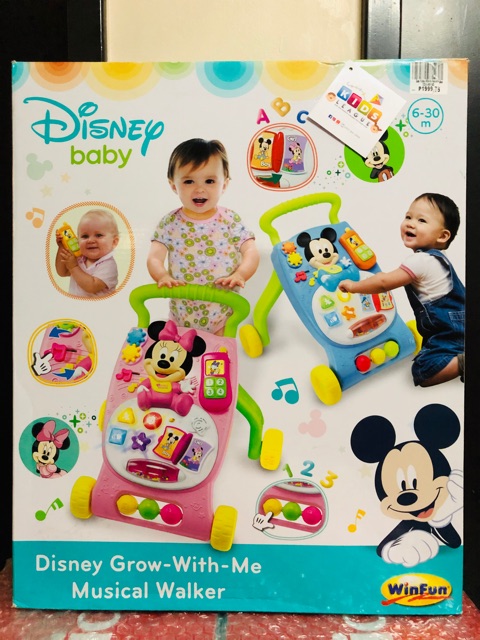 Disney Baby Mickey Grow with Me Musical Walker (ON SALE!) | Shopee