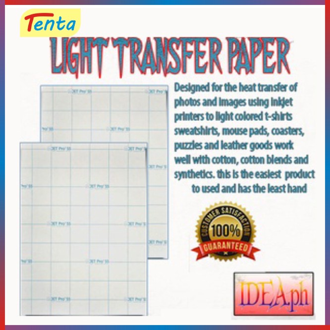 A4 JET PRO SS Light Heat Transfer Paper (10 sheets) Shopee Philippines