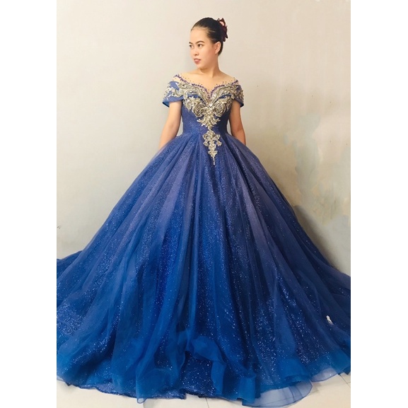 Gown for debut royal blue sale