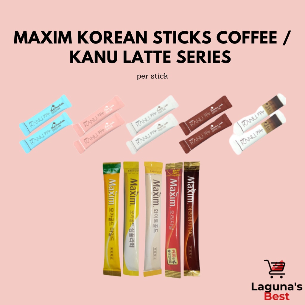 MAXIM Korean Sticks Coffee Original/ Mocha Gold Mild / Gold White ...