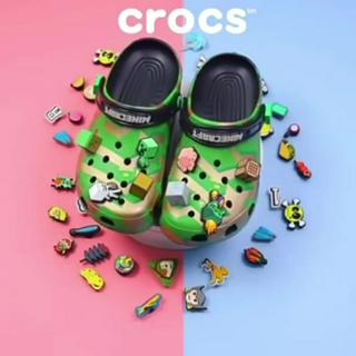 Crocs Kids boy Minecraft with JIbbitz Classic Clog Sandals with eco bag ...