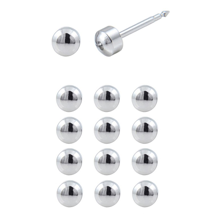 Studex 4mm Heart With Crystal Gold Plated Earrings – 16 Gauge Piercing Studs For Sensitive Ears, Sterilized Packaging - View #6