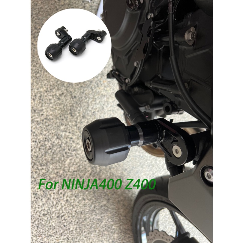 REALZIONMOTOR Frame Slider For Ninja 400 500 Z400 Z500 Anti Crash