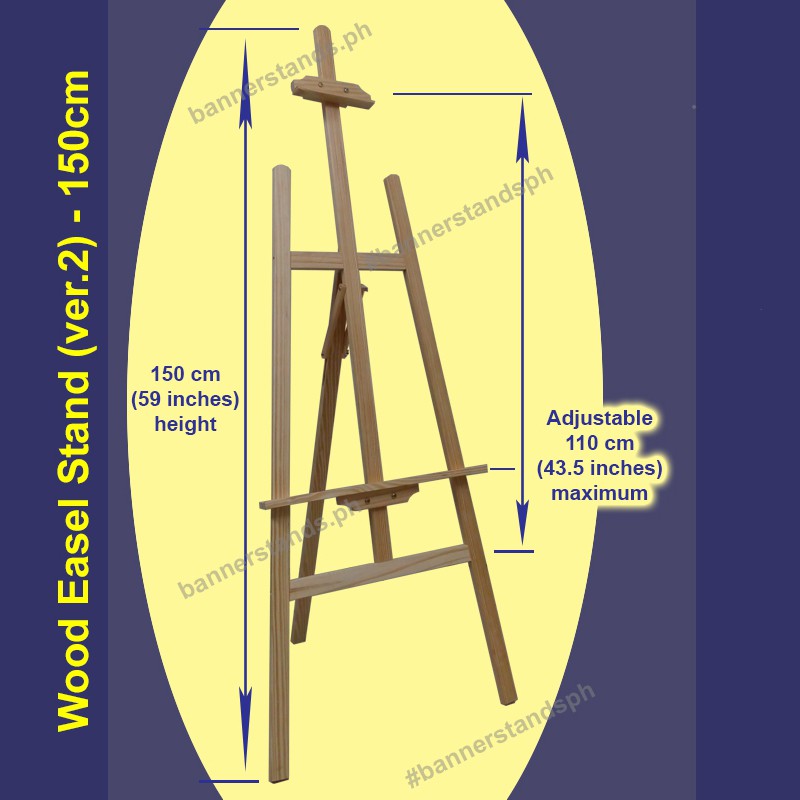 Easel Stand Wood / Wooden Canvas Painting Poster Stand (version 2 ...