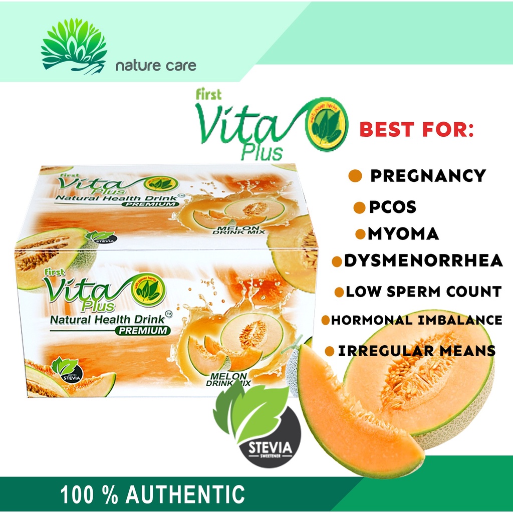 First Vita Plus MELON PREMIUM 20 sachets Authentic Shopee Philippines