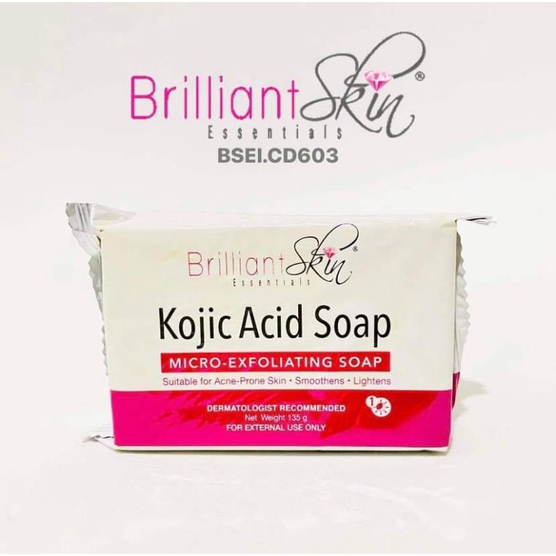 Brilliant Skin Kojic Acid Soap Micro-Exfoliating | Shopee Philippines