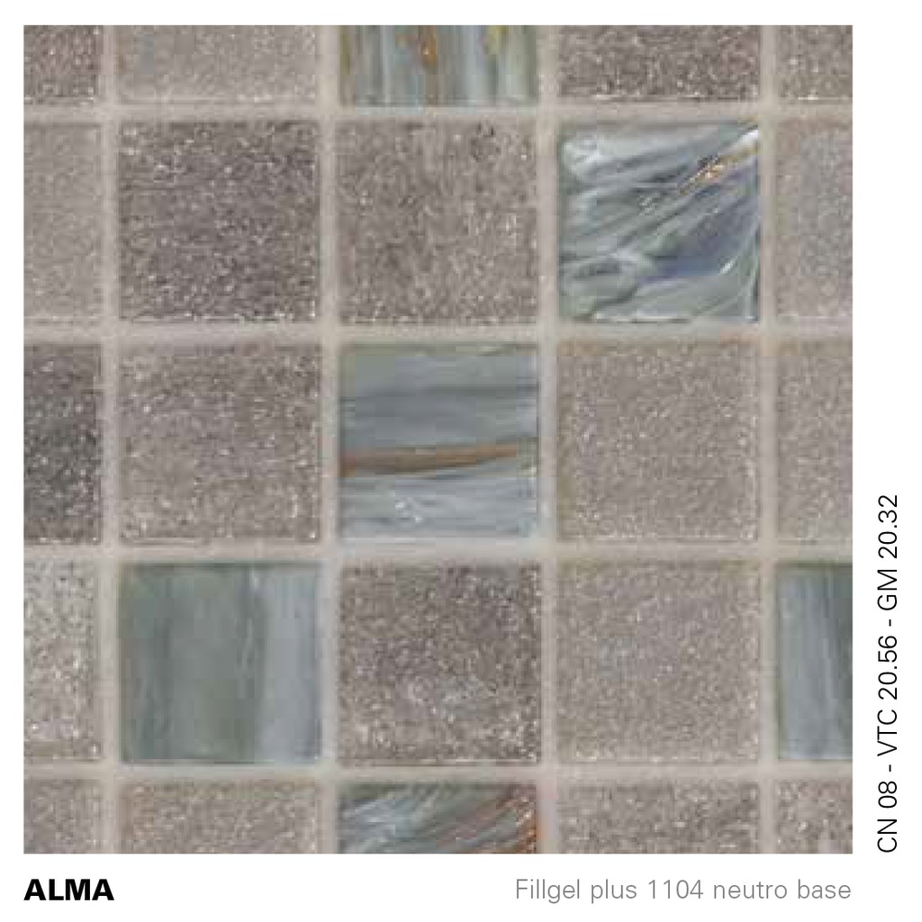 Bisazza Miscele 20x20 mm ( 32x32 cm size/unit) glass mosaic tiles