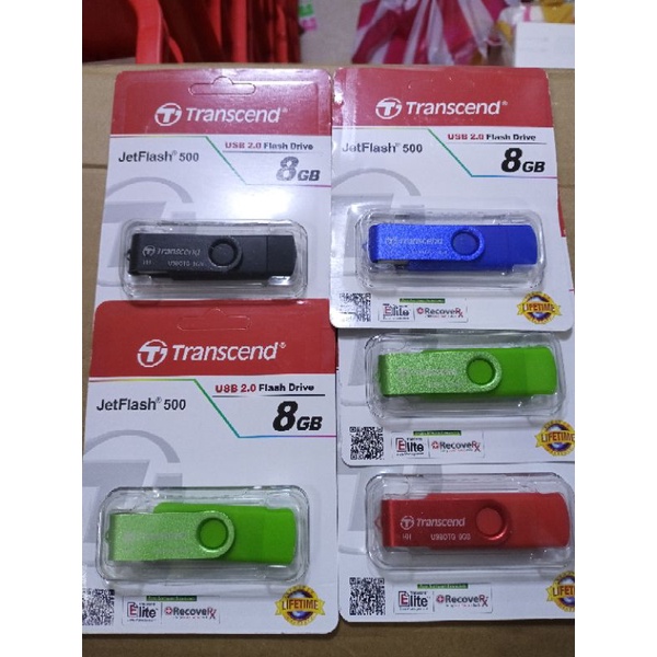TRANSCEND 8GB USB Flash drive jet flash 500 | Shopee Philippines