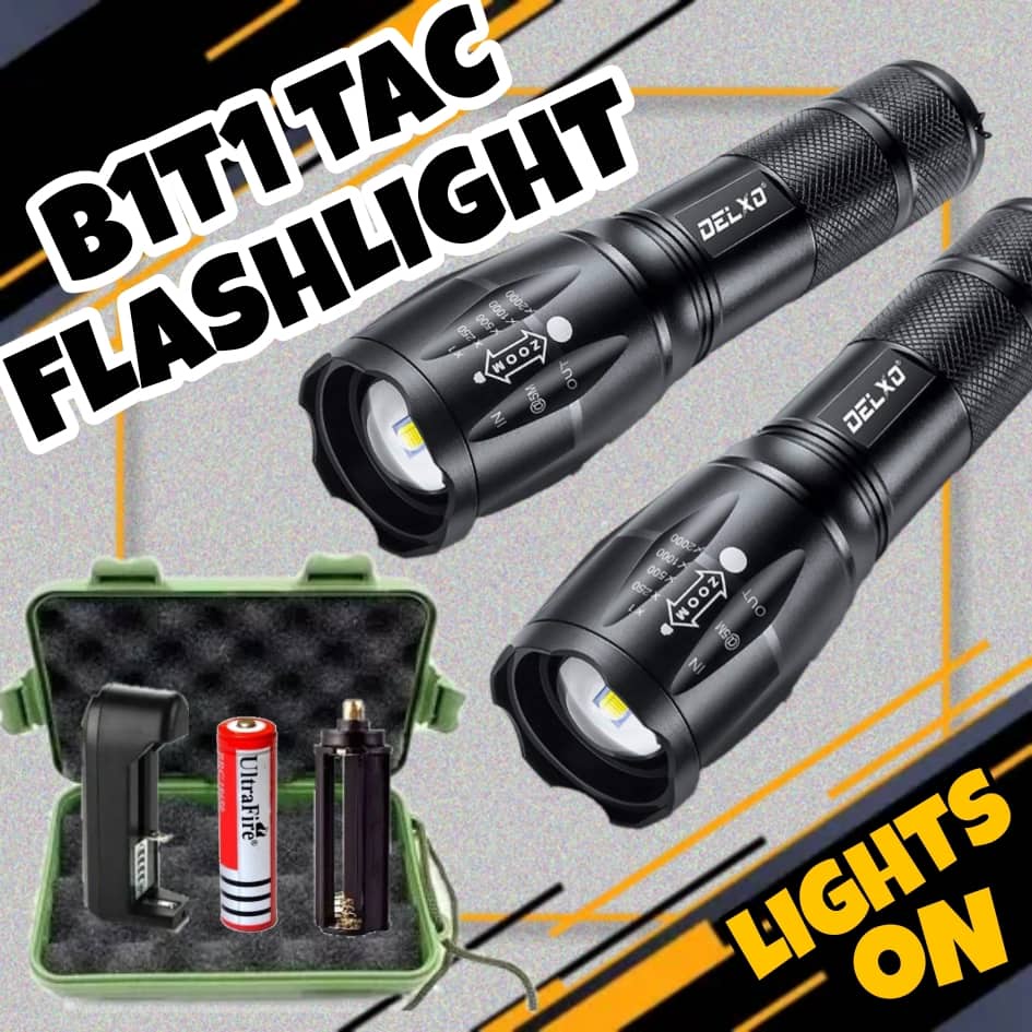 Buy1Take1 Ultra-Bright Waterproof Flashlight Light Complete SET ...