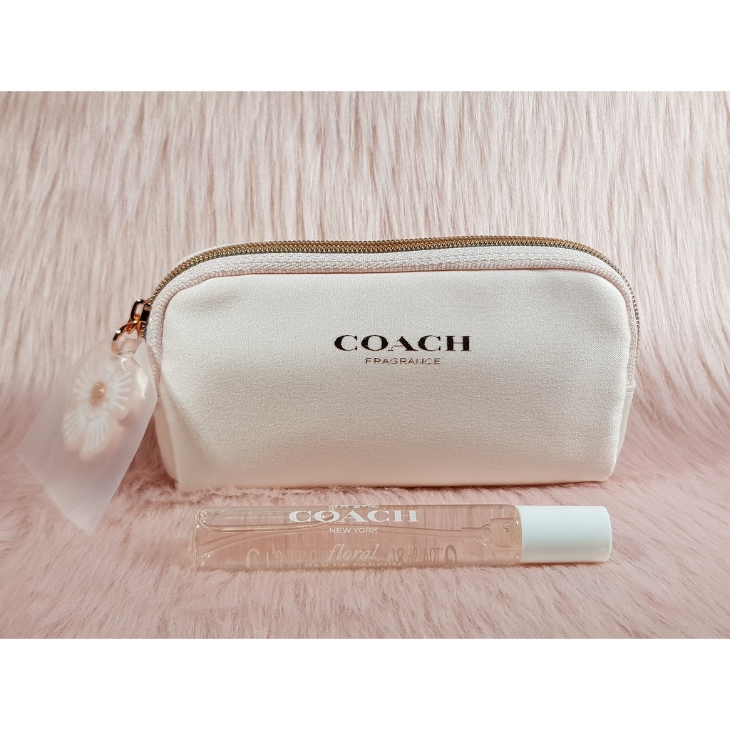 Coach on sale floral pouch