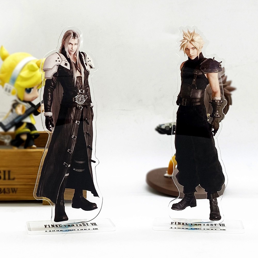 Final Fantasy FF7 VII 7 Remake RE Cloud Sephiroth acrylic stand figure ...