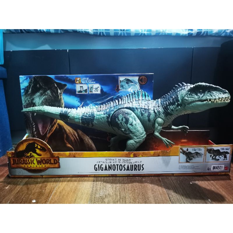 Jurassic World Dominion Strike ‘N Roar Giganotosaurus | Shopee Philippines