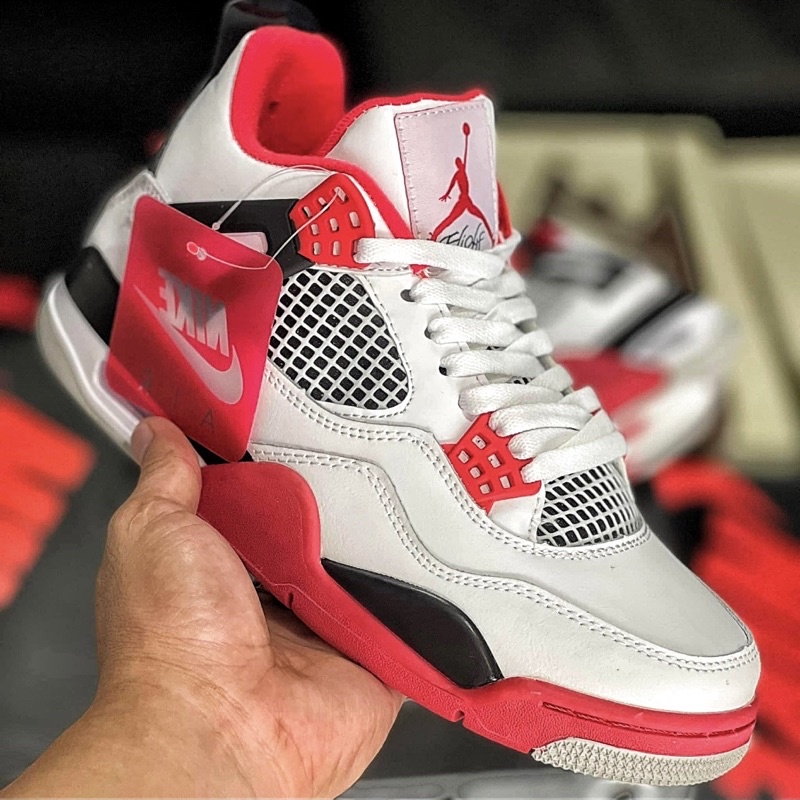 Jordan 4“FIRE RED” ‘HQ PAIR’ | Shopee Philippines