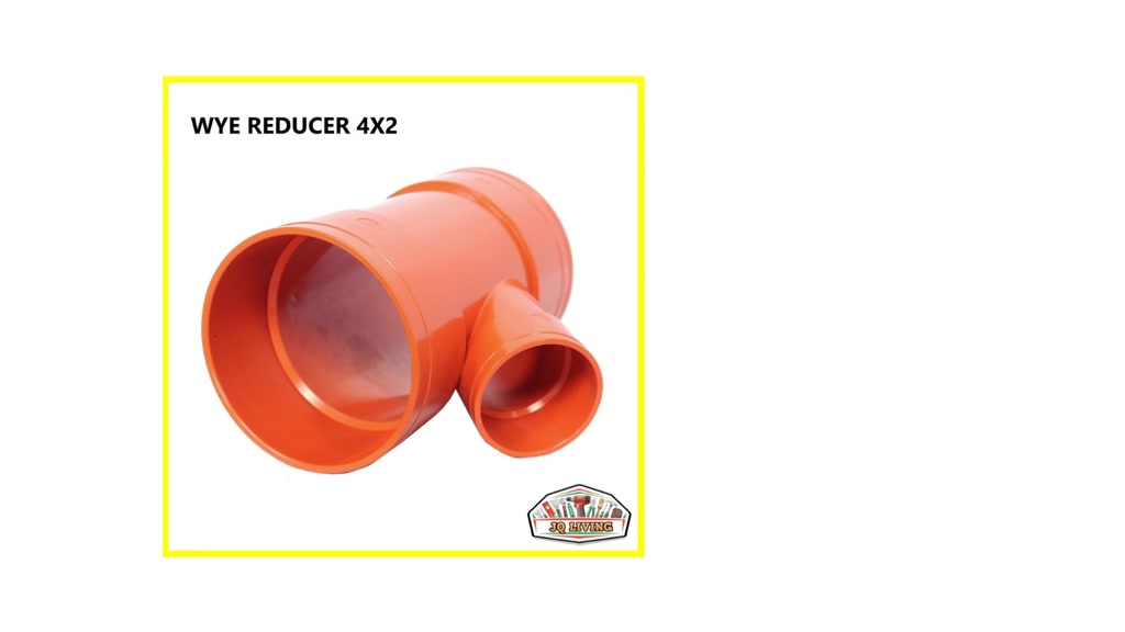 PVC Orange Wye Reducer 4x2