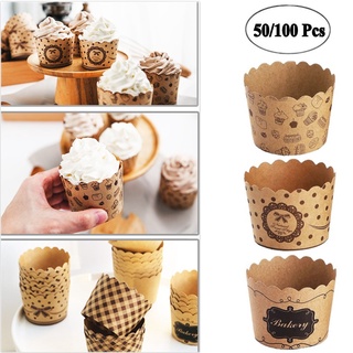 100Pcs Muffin Cupcake Paper Cups Cupcake Liner Baking Muffin Box Cup C –  Heavenly Bake Supplies