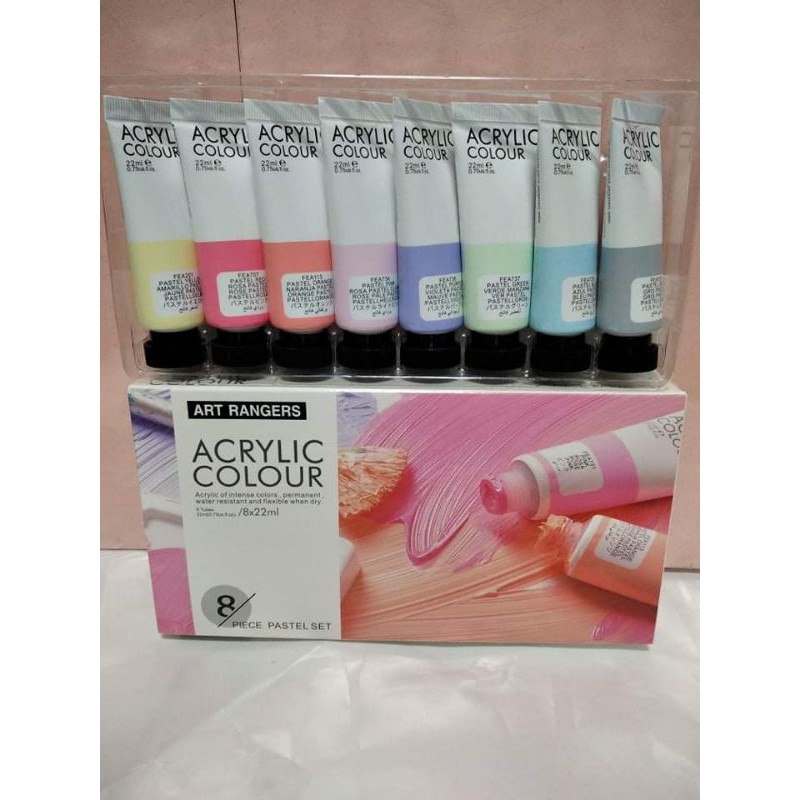 Art Ranger Acrylic paint set 8 pieces | Shopee Philippines