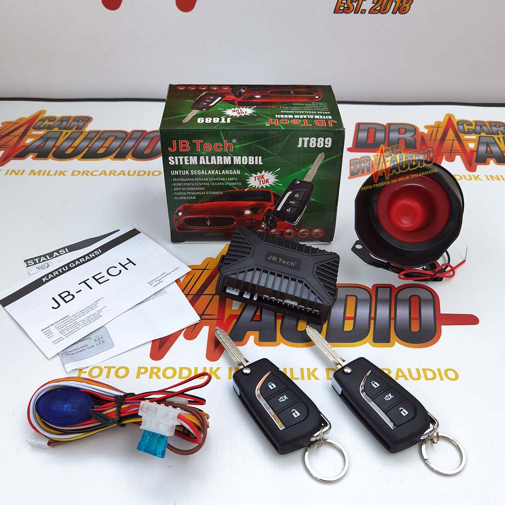 Universal Car Alarm JB-Tech JT-889 Key Model Innova Reborn Sound Tuk ...