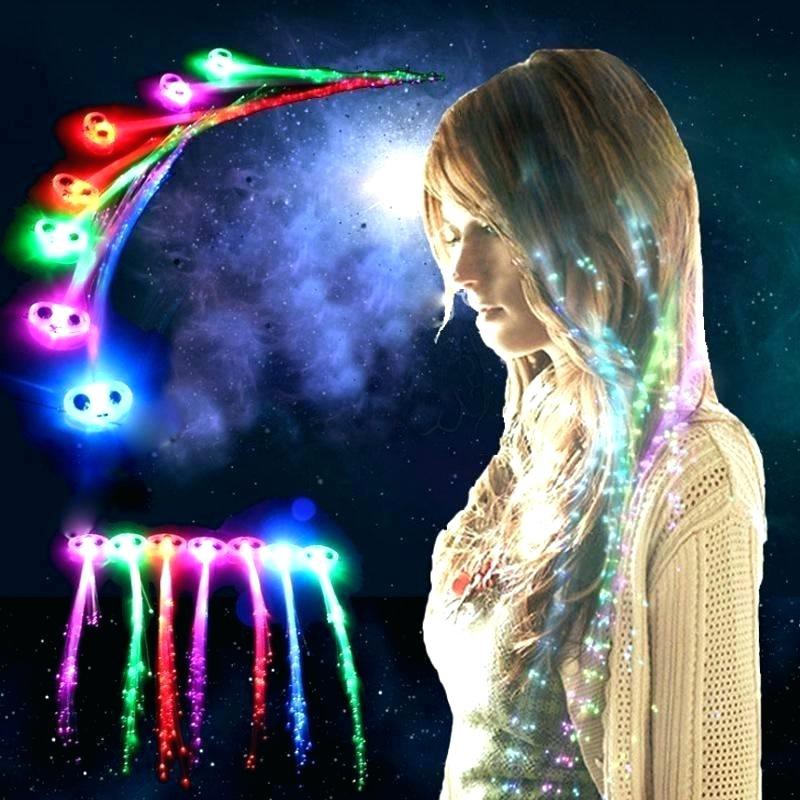Luminous Light Up LED Hair Extension Party hair | Shopee Philippines