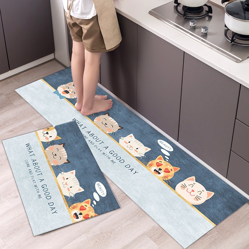 Nonslip Kitchen Mat Carpet Floor Mat Doormat Rugs Bathroom Carpets