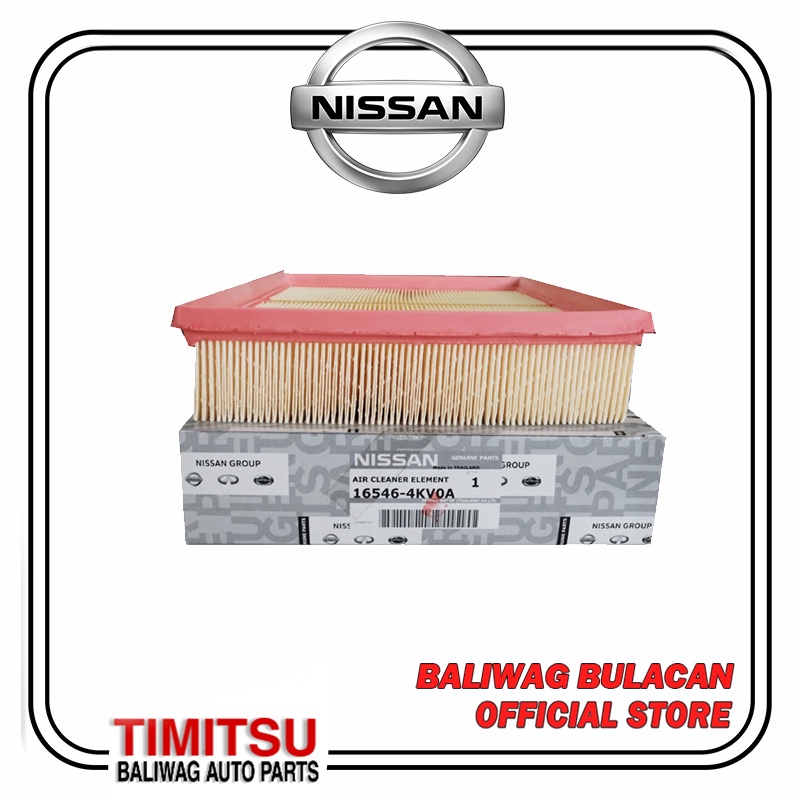 AIR FILTER NISSAN NAVARA NP300 2015 PRESENT TERRA 2019 PRESENT NISSAN GENUINE 165464KVOA
