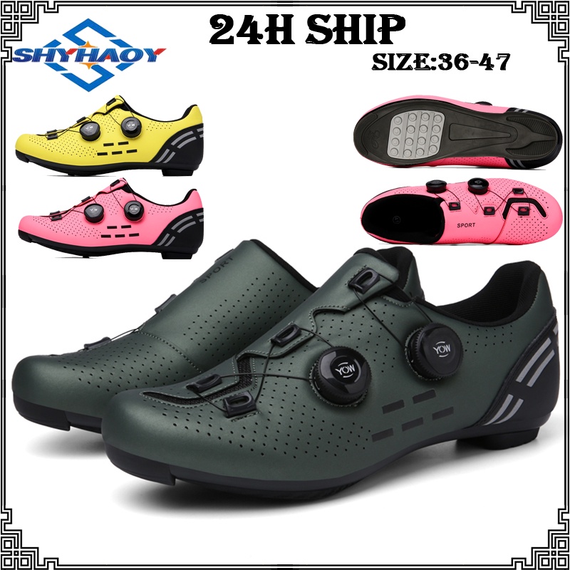 Mens pink cycling shoes clearance