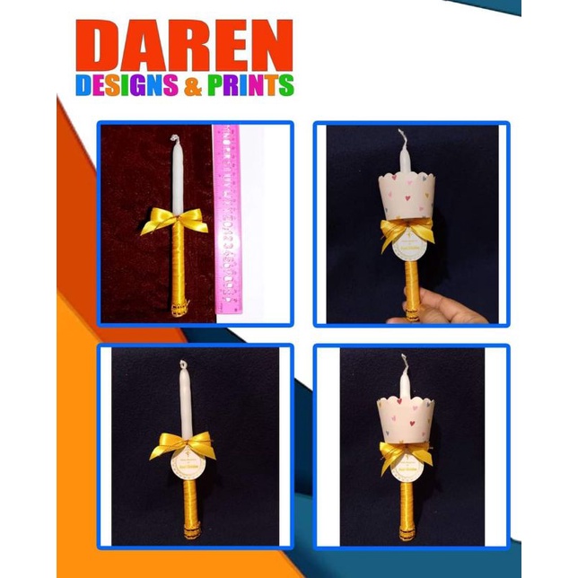 1pc Personalized Christening Candle Shopee Philippines