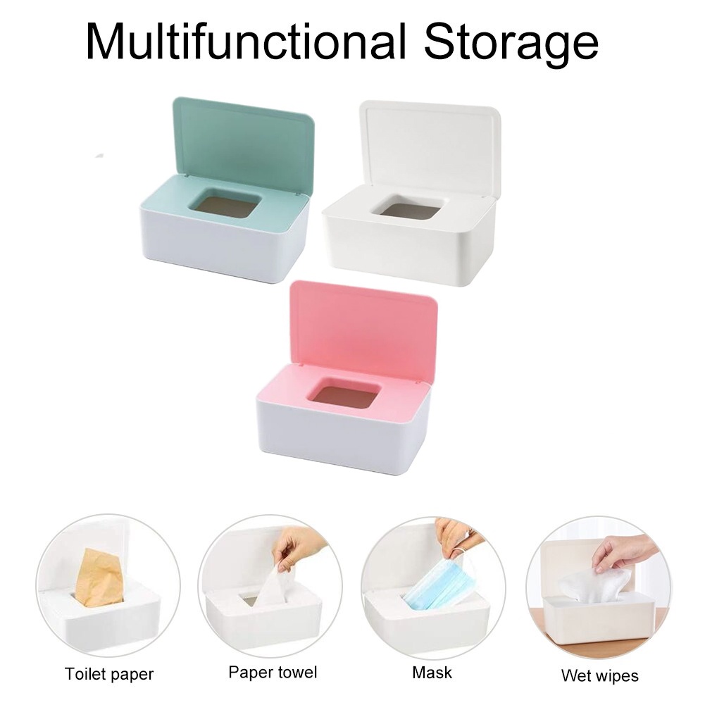 Mask/Tissue Storage-1PC Face Mask Box Dispenser Multifunctional ...