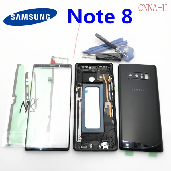 Full Housing Case Back Battery Cover Front Screen Glass Lens Middle ...