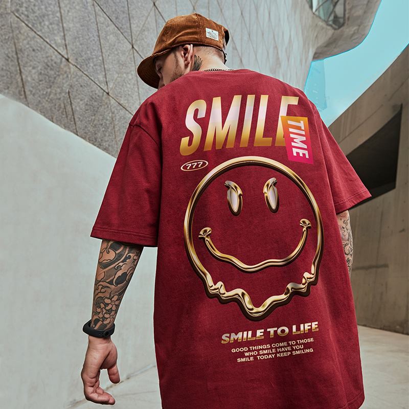 Hiphop Style Overruns Short Sleeve Tshirt For Men Plus Size Oversized ...