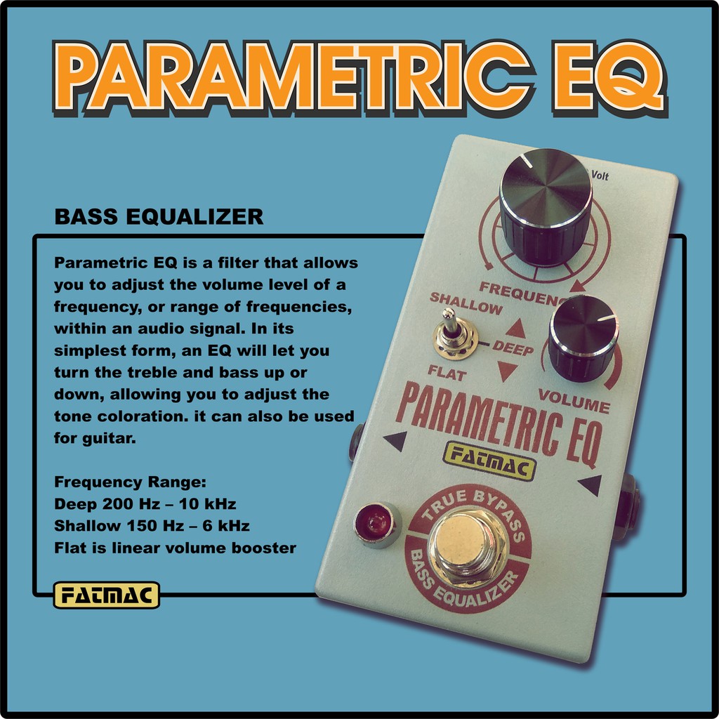 Fatmac Parametric EQ - Based on Yamaha NE-1 Bass Equalizer (Guitar ...