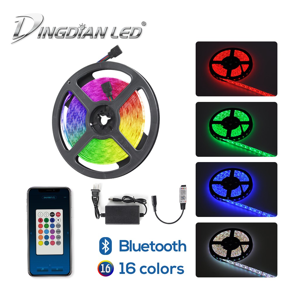 DINGDIAN LED 1PCS AC100-240V LED Strip Lights with Bluetooth+App ...
