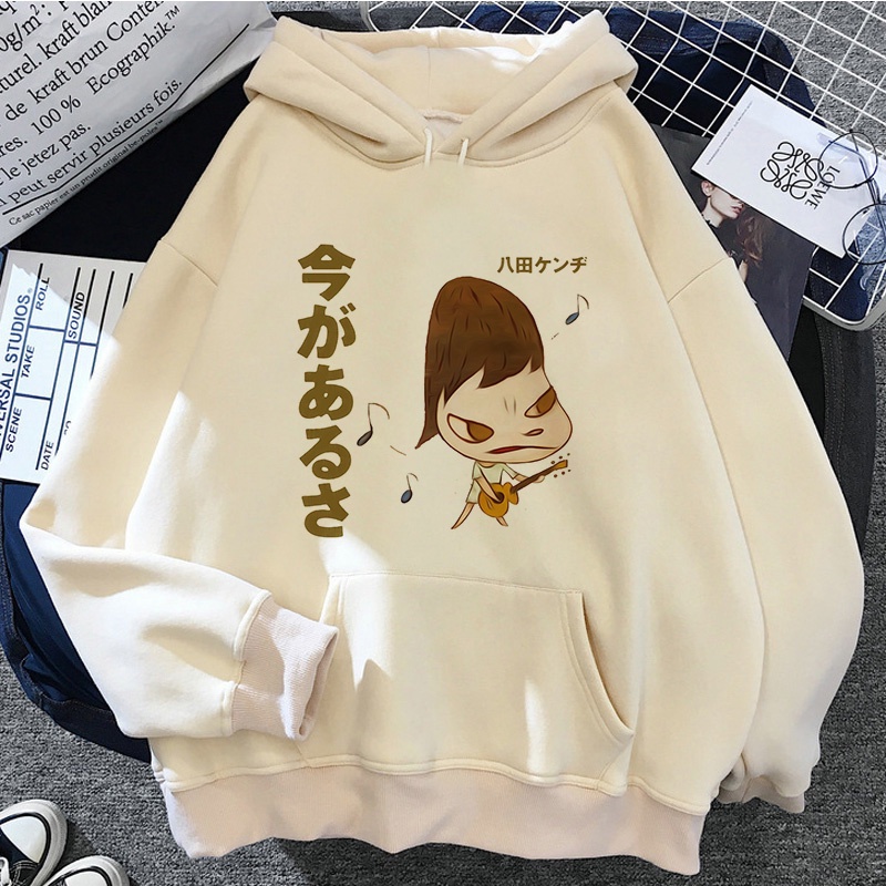 Yoshitomo Nara hoodies men graphic anime y2k aesthetic grunge male ...