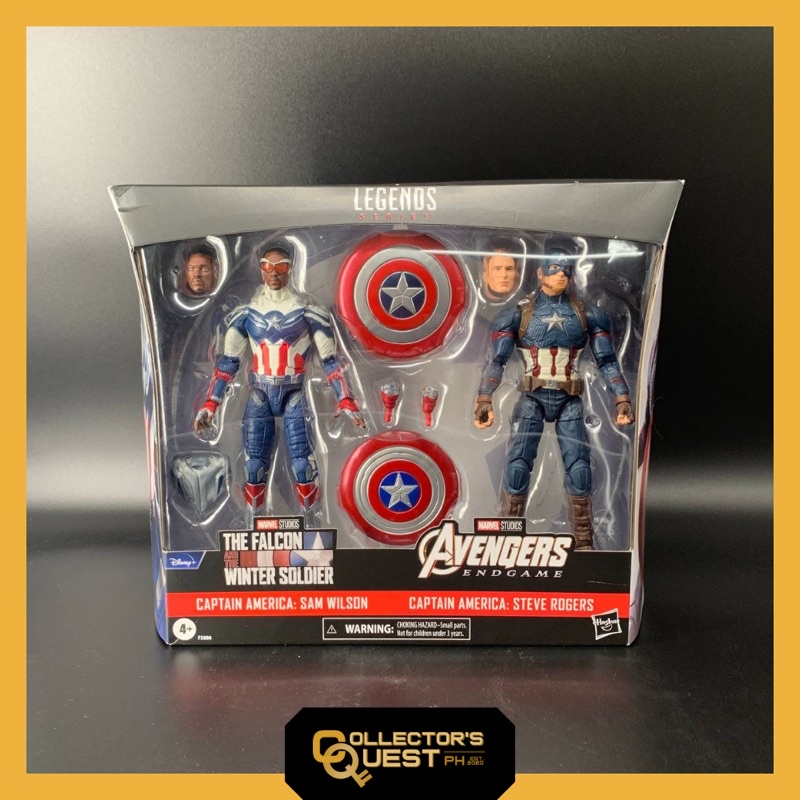 Marvel Legends Captain America 2 Pack Steve Rogers & Sam Wilson Figure