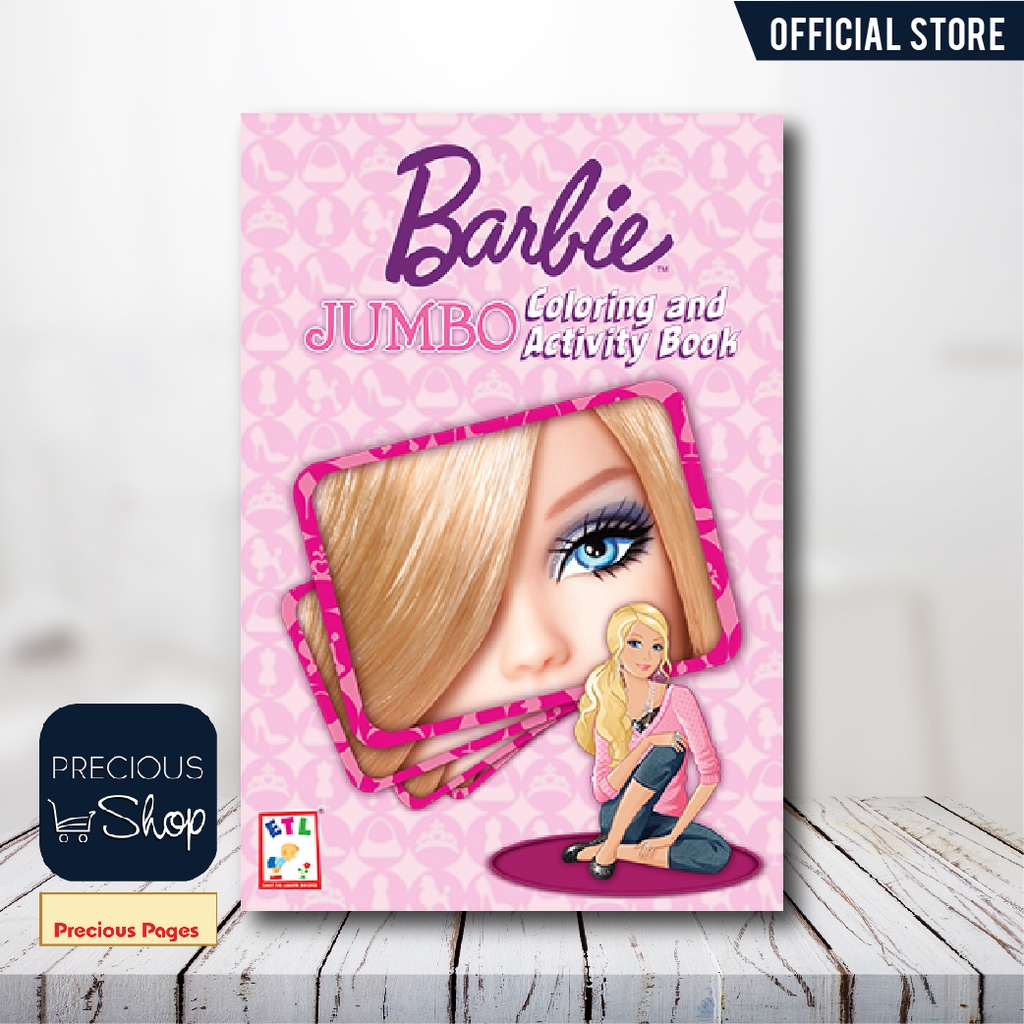 dings Barbie, Jumbo Coloring and Activity Book | Shopee Philippines