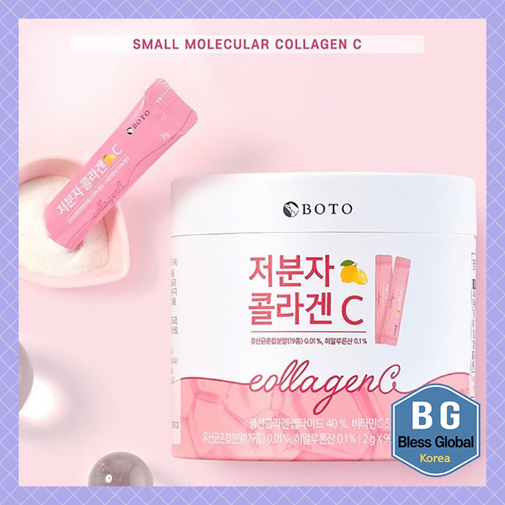 [Korean Beauty Collagen] BOTO Small Molecular Collagen C (2g x 90sticks ...