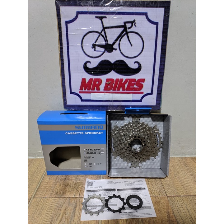 SHIMANO ALTUS CS HG201 cassetta 9s ruota libera 11-32T 11-34T 11-36T argento MTB cassetta pignone K7 Mountain Bike parti di biciclette