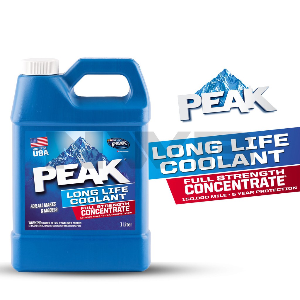 Peak Full Strength Concentrate Long Life Coolant 1Liter (Yellow Color