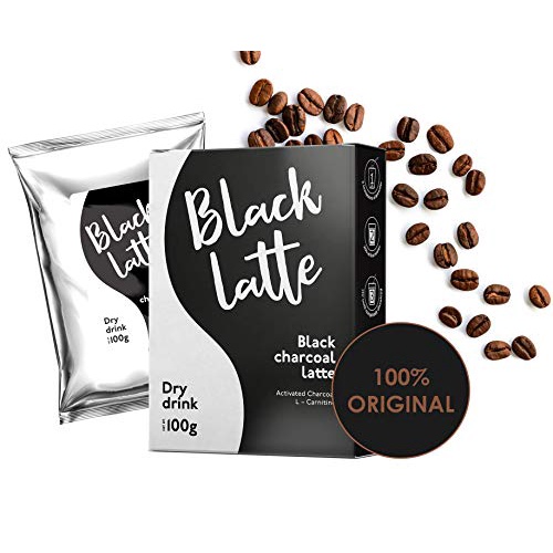 Authentic Black Latte Reshape Black Charcoal Latte 100g Shopee Philippines