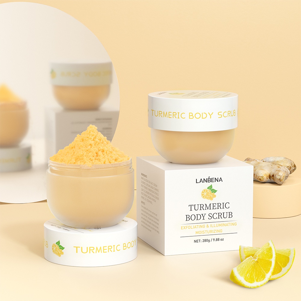 LANBENA Vitamin C Body Scrub Whitening Body Exfoliation Body Cleansing Peeling Gel Cream Body