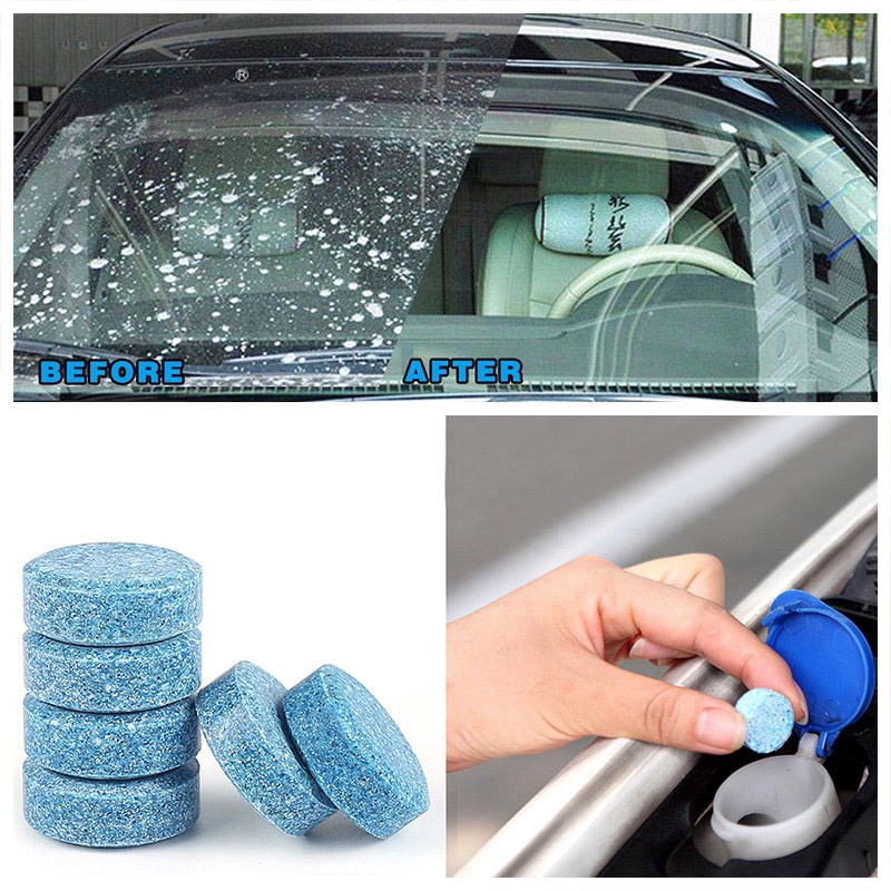 Effervescent Tablets for Car Window and Glass Spray Cleaning | Shopee ...