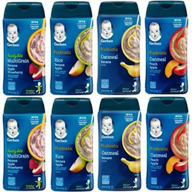 Gerber cereal hot sale variety pack