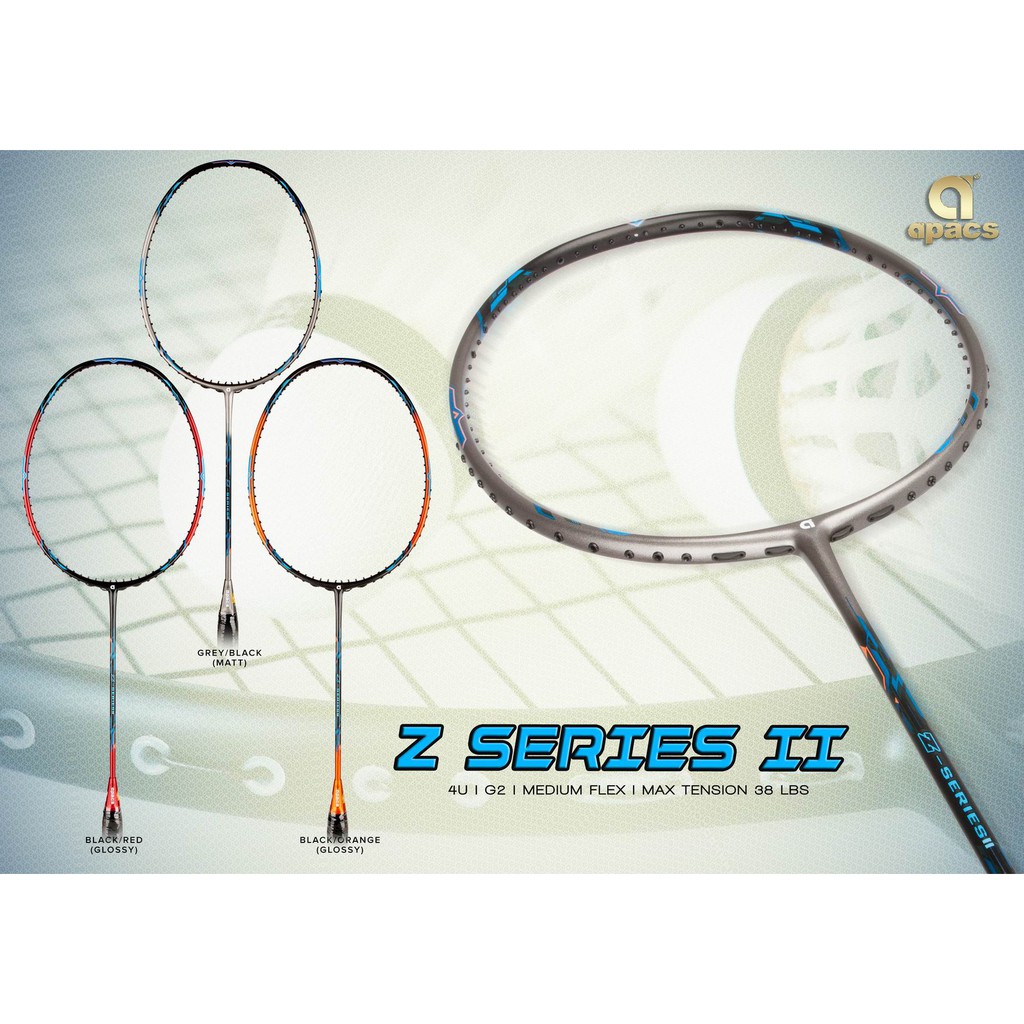 アパックス 購入 バドミントンラケット Z series2本セット アパックス