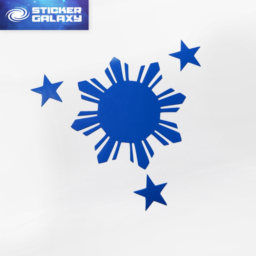 stickers Motorcycle Accessories ♖Philippine Flag WATERPROOF STICKER