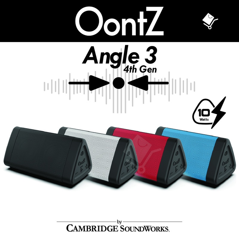 Ready stock OontZ Angle 3 4th Gen Bluetooth Portable Speaker Clear